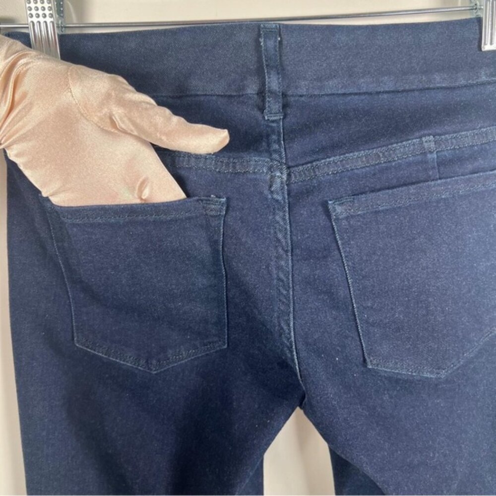 ELIE TAHARI Joey Jean Skinny Boot Mid Rise Flare Leg Jeans Style E42V1203 Size 2 - Picture 11 of 12
